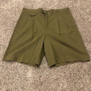 Men’s faconnable pleated shorts 38